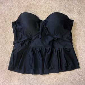 Black Tankini Top